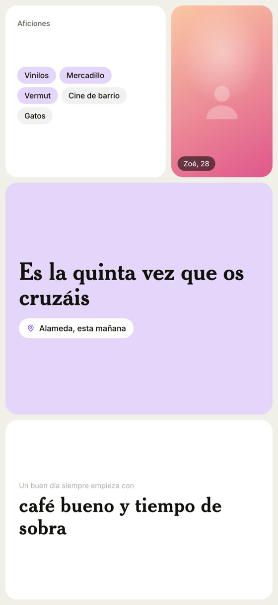 Lo que tenéis en común