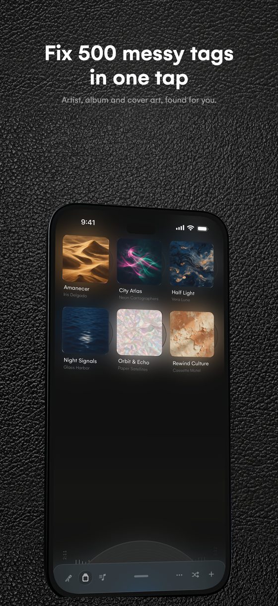 Fix 500 messy tags in one tap