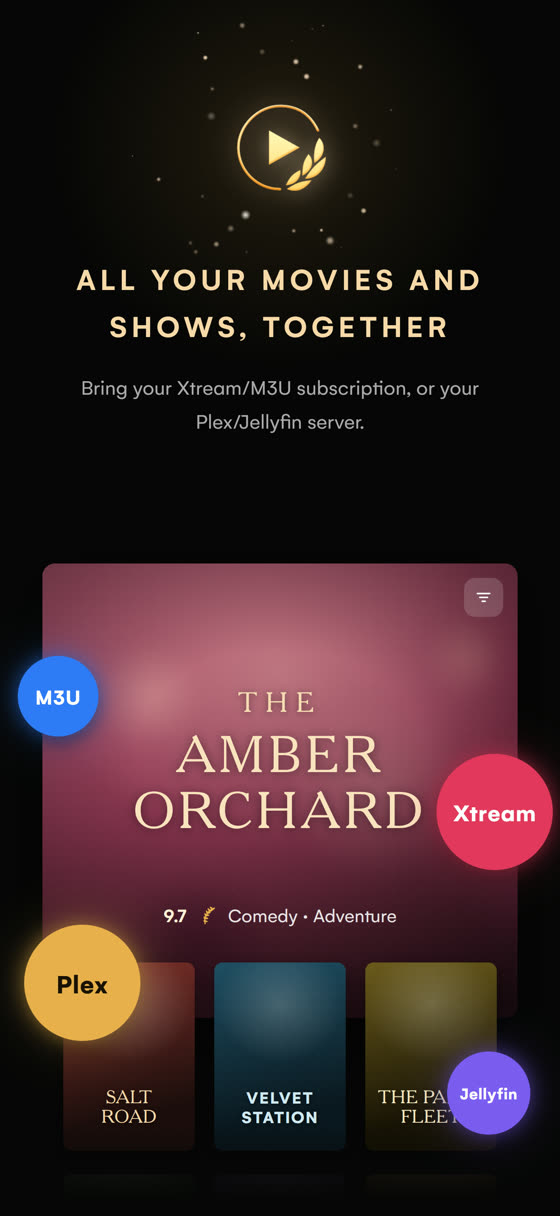 All your movies and shows, together